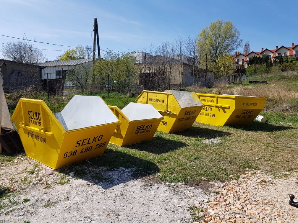 Kontenery wywóz odpadów gruzu śmieci SELKO Gorzów i okolice