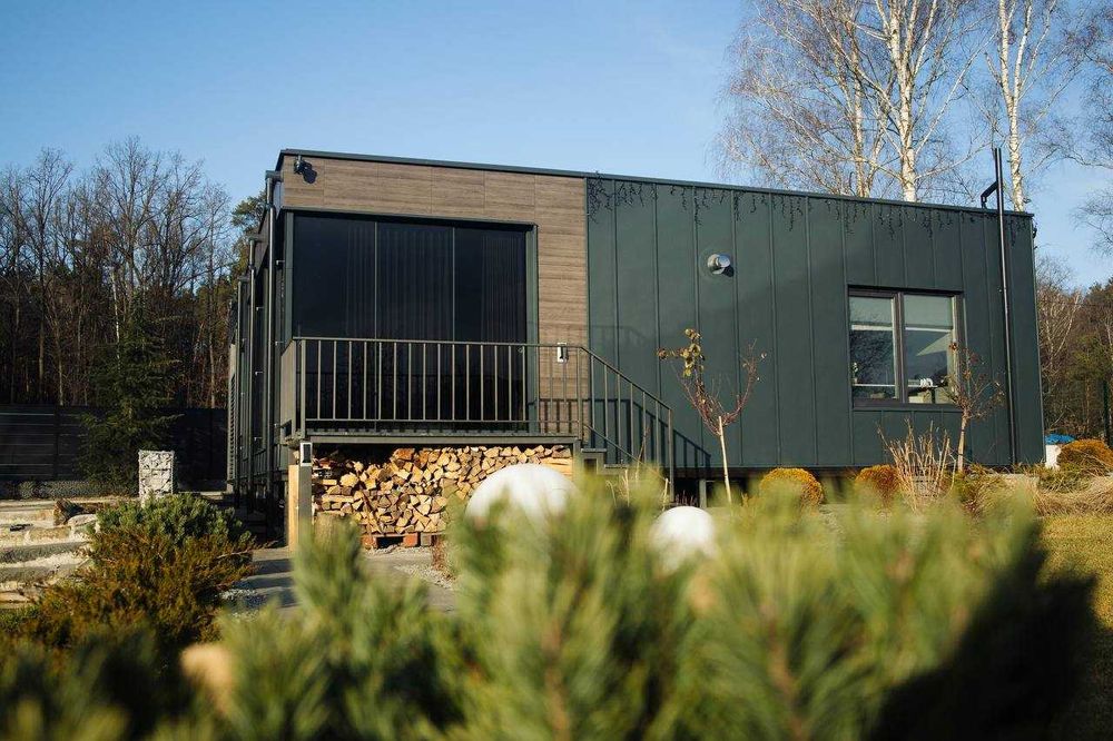 Модульний будинок  площею 92м2  для постійного життя.