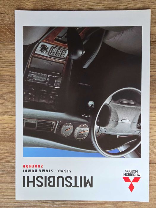Prospekt Mitsubishi Sigma wyposażenie dodatkowe