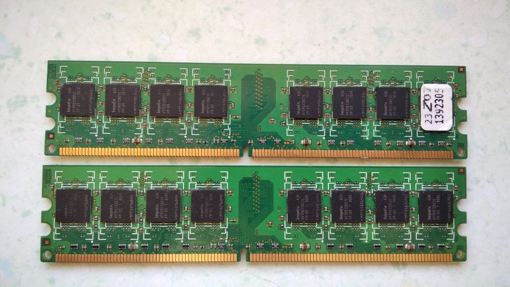 1GB 2Rx8 PC2-6400U память ddr2  1GB ; 512MB ; 256MB