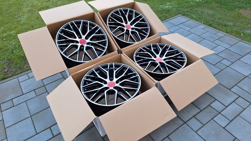 Nowe Alufelgi 5x112 R18 Audi A3 A4 A5 A6 Q5 Vw Passat Golf VI VII Cadd