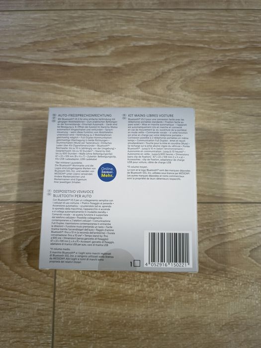 Zestaw głośnomówiący Bluetooth SilverCrest