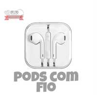 Pods com fio 3.5mm