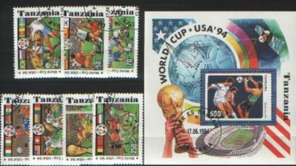 Zn. Tanzania seria z bl. kas 1994