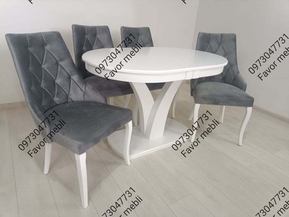 Стіл з масиву дерева бук. Діє безкоштовна доставка по Україні