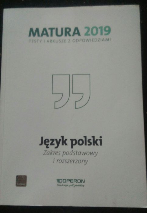 Matura 2019 jezyk polski zakres podstawowy i rozszerzony