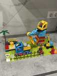 Lego duplo пластина кран грузовик дорожні знаки конуси пальма кубок