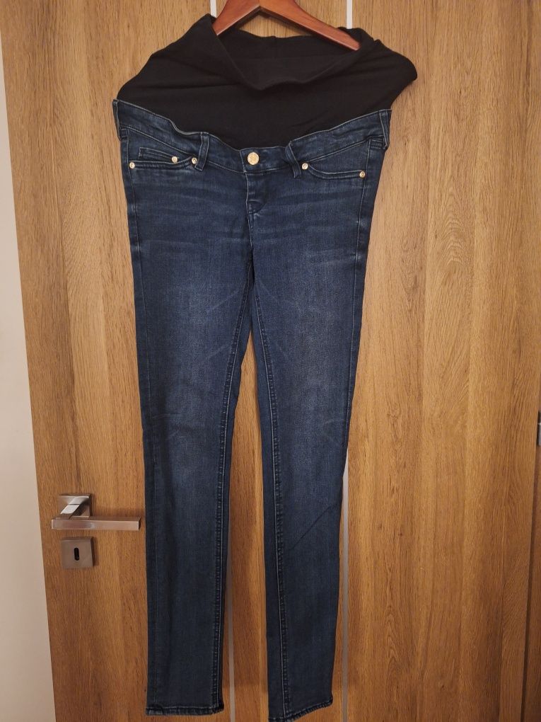 Spodnie jeans ciążowe firmy H&M