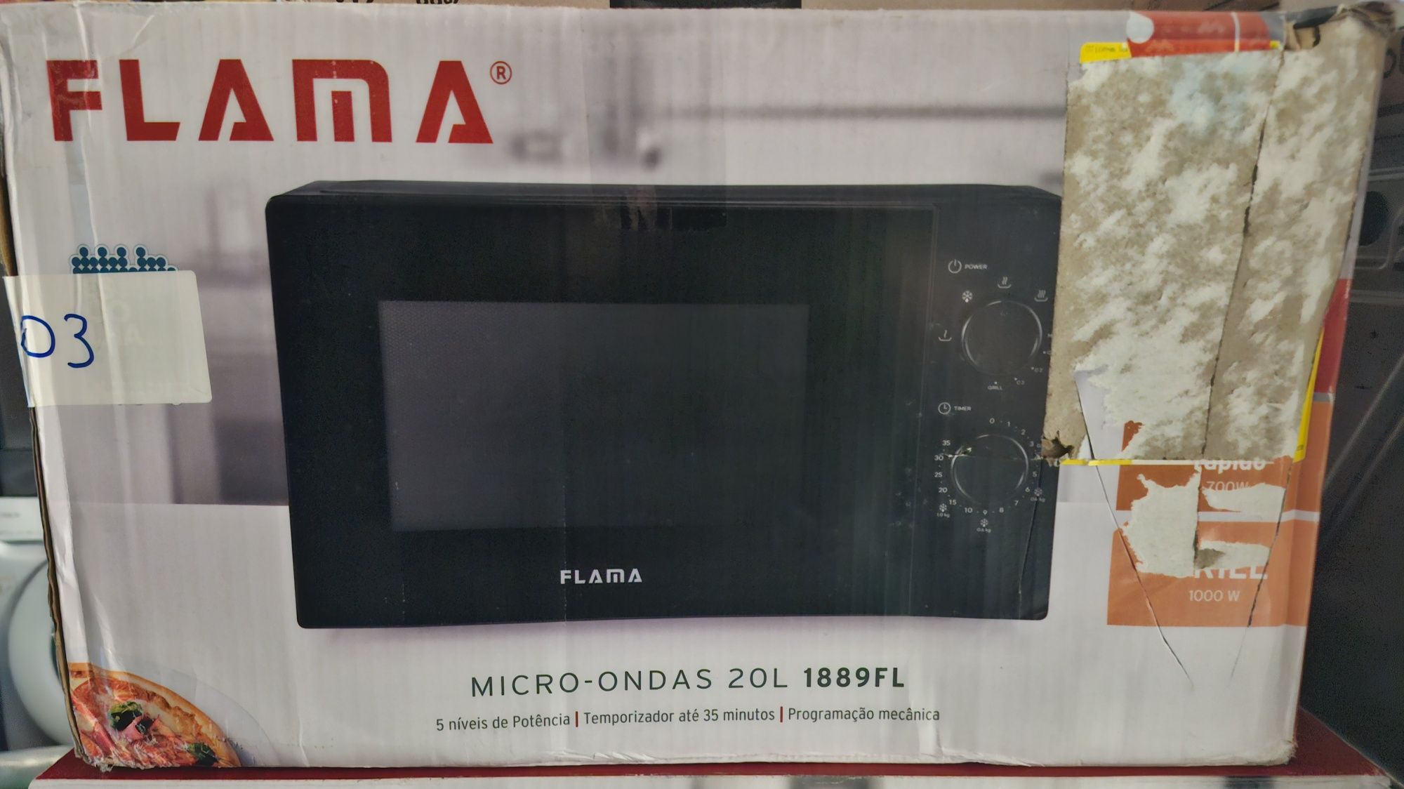 Microondas flama 20litros