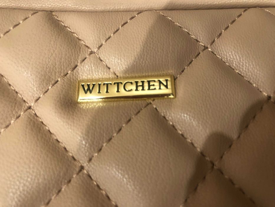 Skórzana pikowana kosmetyczka saszetka damska WITTCHEN