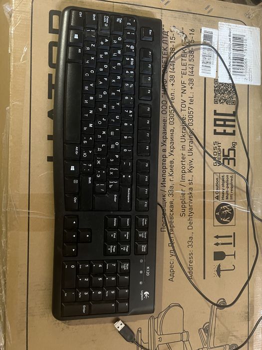 Клавіатура Logitech K120 USB Business