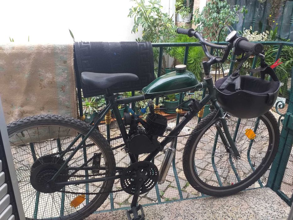 Bicicleta a motor 80cc gasolina