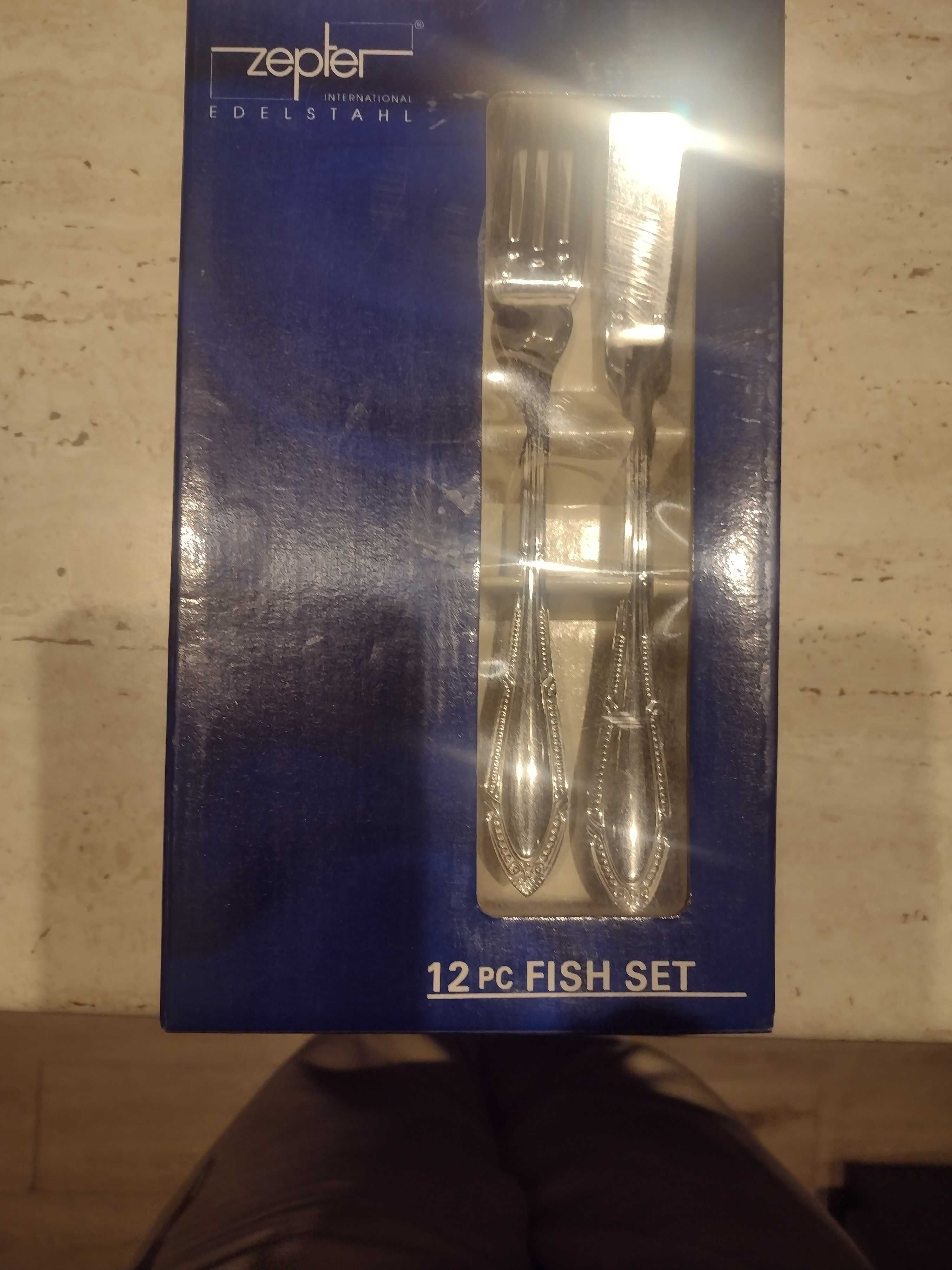 Sztućce do ryb na 12 osób Zepter