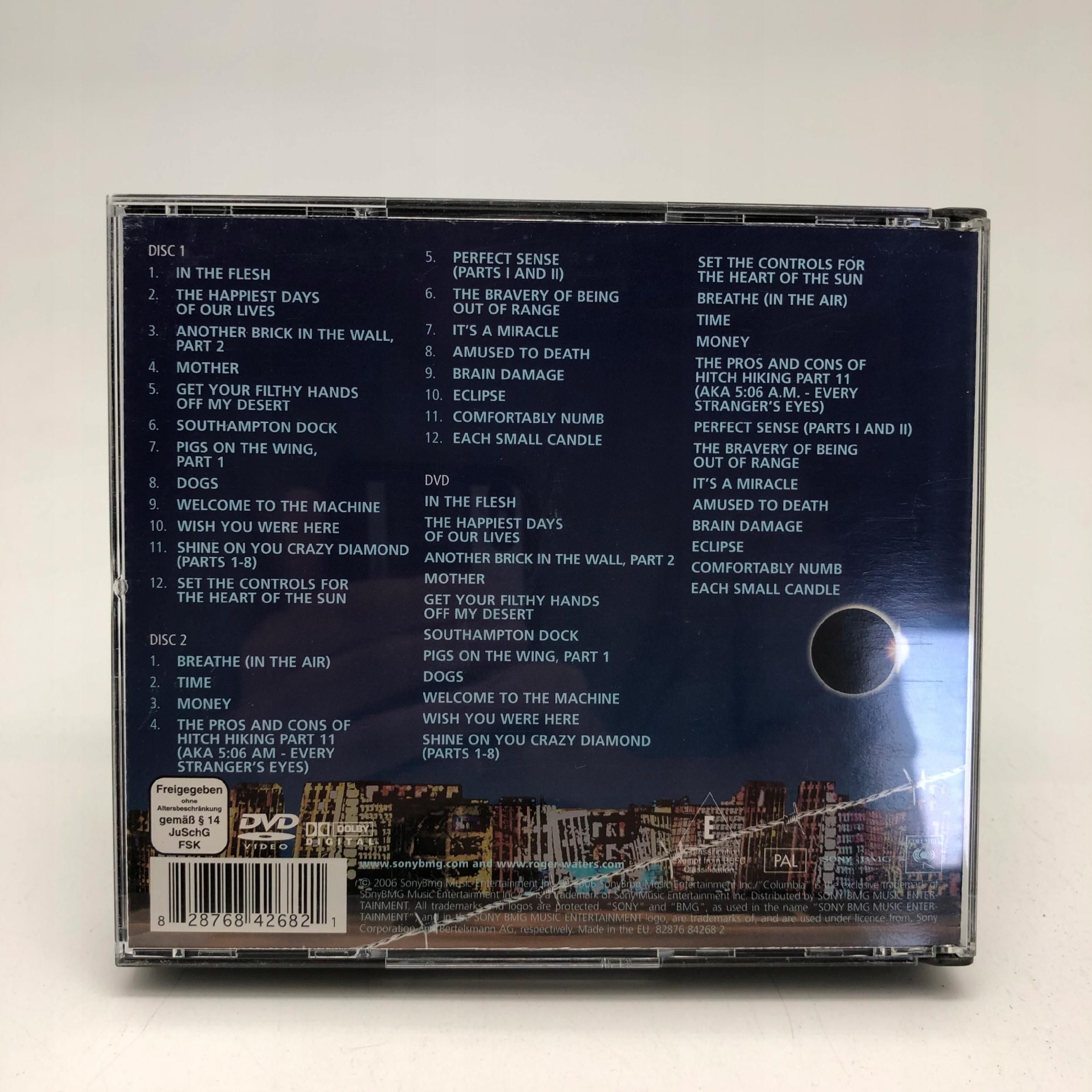 cd - roger waters - in the flesh 2006 2cd + dvd