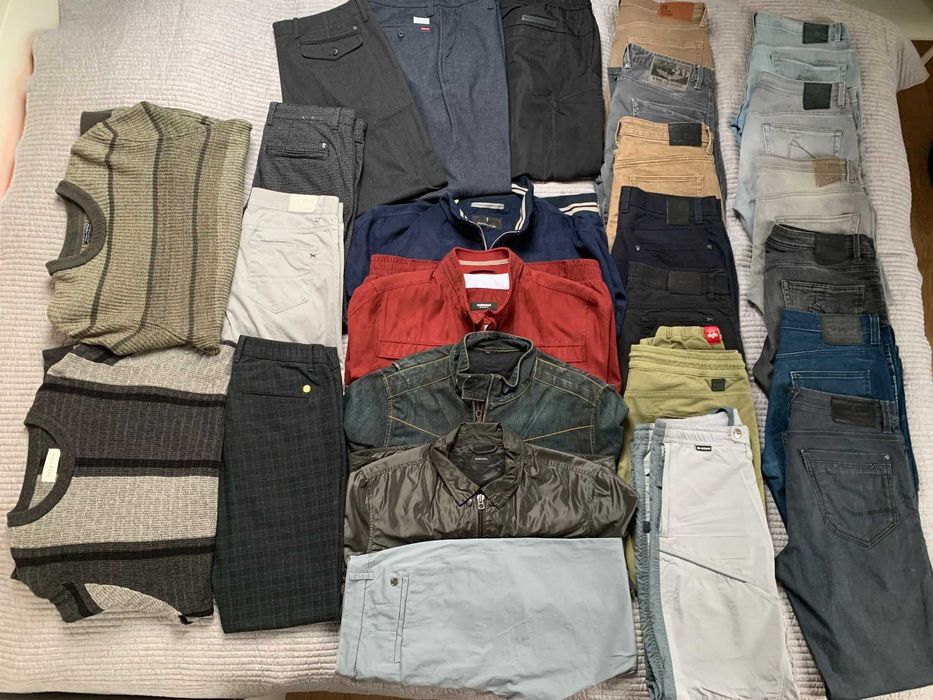 Paczka ciuchów ubrań tylko męskie, kurtki, buty, spodnie, bluzy, torby