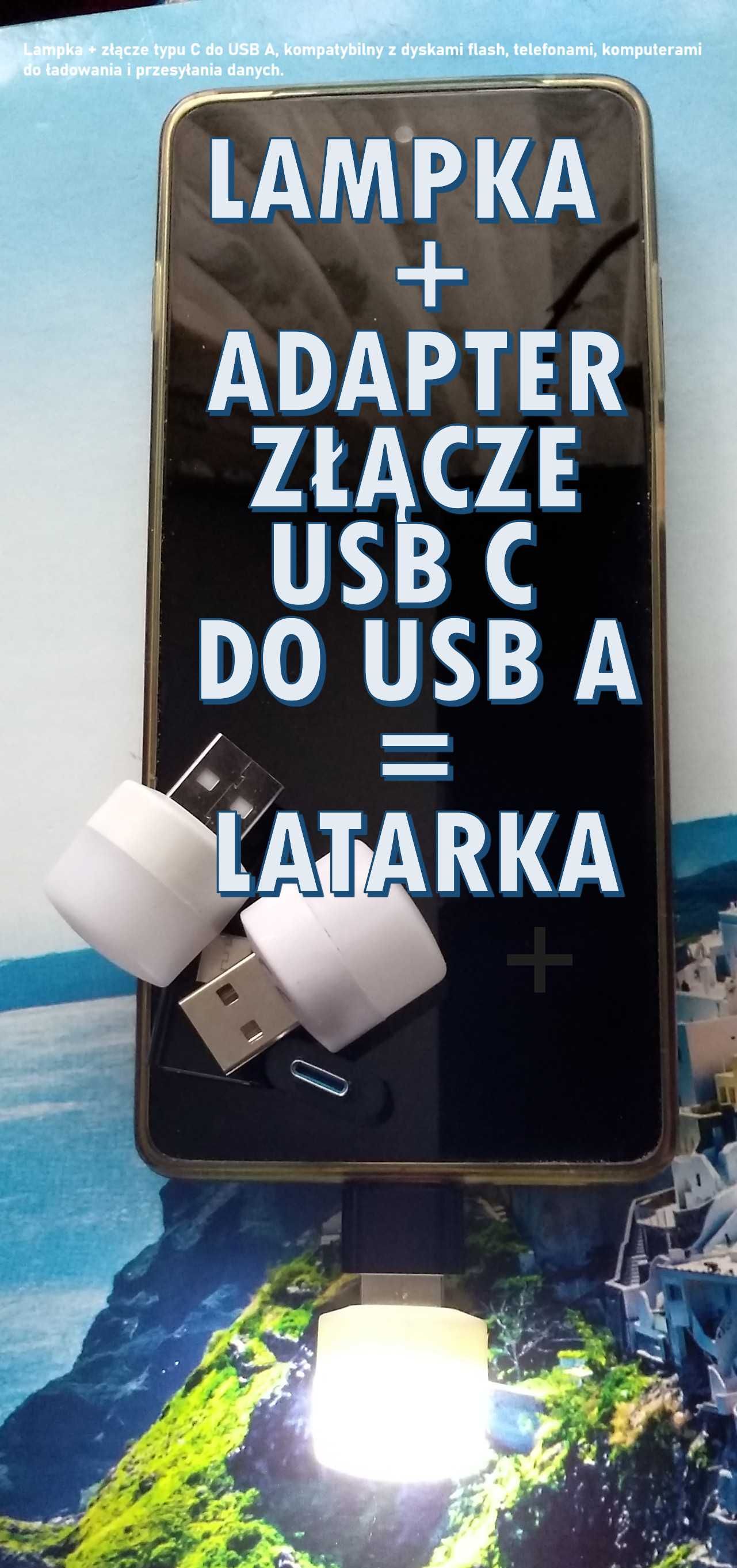 adapter USB-A do USB-C , złącze typu C do USB A