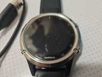 Zegarek Garmin Fenix 5 Plus, srebrny, używany