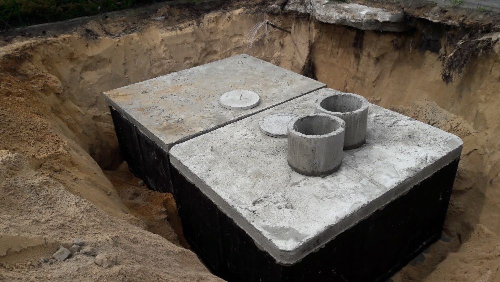 Zbiornik na szambo z płytą najazdową o pojemności 8m3 Szamba