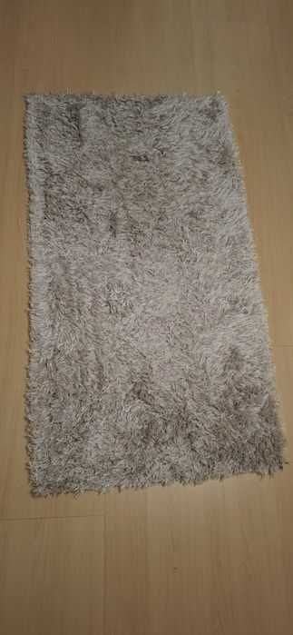 Tapete SENSE bege Microfibra 60 x 115 quarto pelo comprido