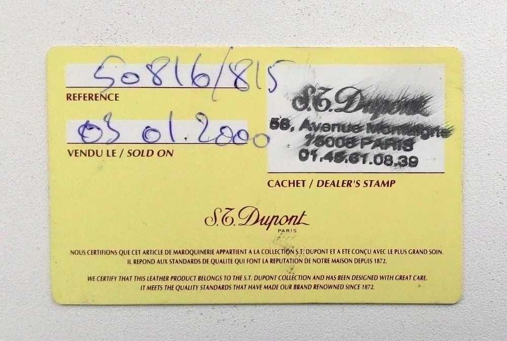 Parker "S.T. Dupont" (Франция, (оригинал)