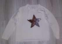 Sweter z gwiazdą Matalan r. 128