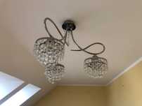 Żyrandol lampa kinkiet kryształki glamur