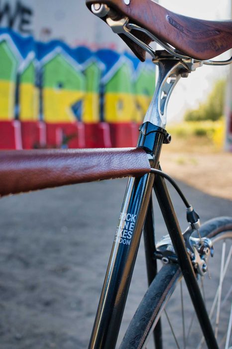 Otto Black: retro fixie / ostre koło / single-speed na ramie BLB 53cm