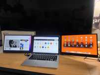 Dwa Przenośne Monitory do Laptopa Tableta 14" FullHD  HDR FreeSync