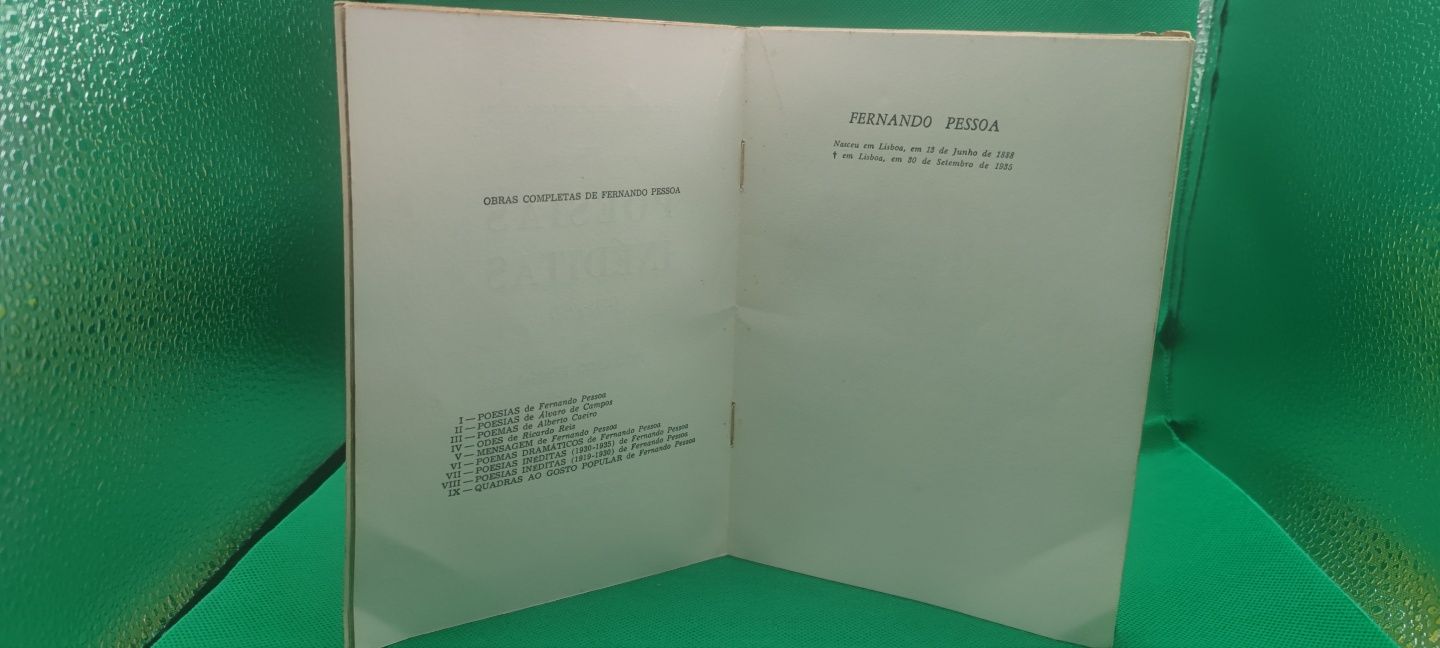 E2 - Livro - Poesias Inéditas - Fernando Pessoa