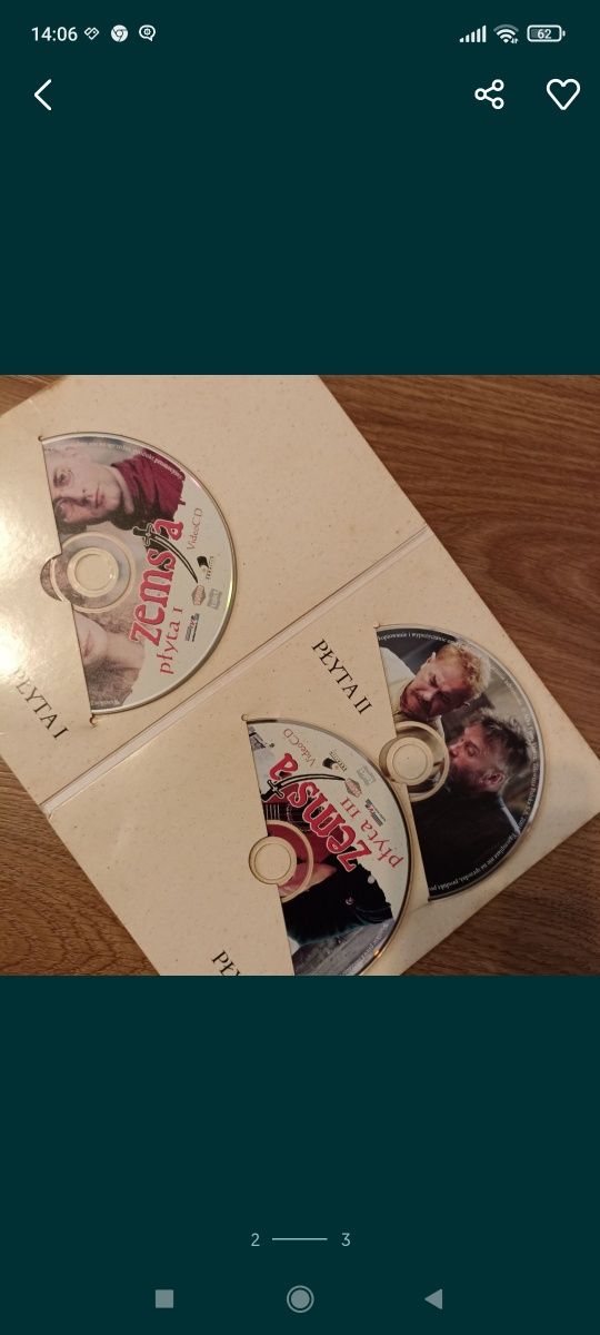 Zemsta film VCD stan idealny