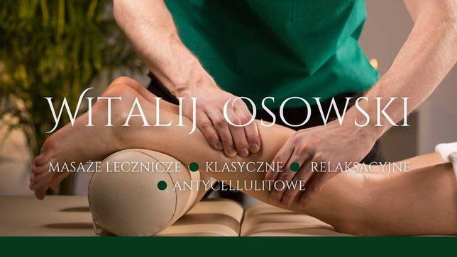 Profesjonalny masaż leczniczy, klasyczny, relaksacyjny inne masażysta