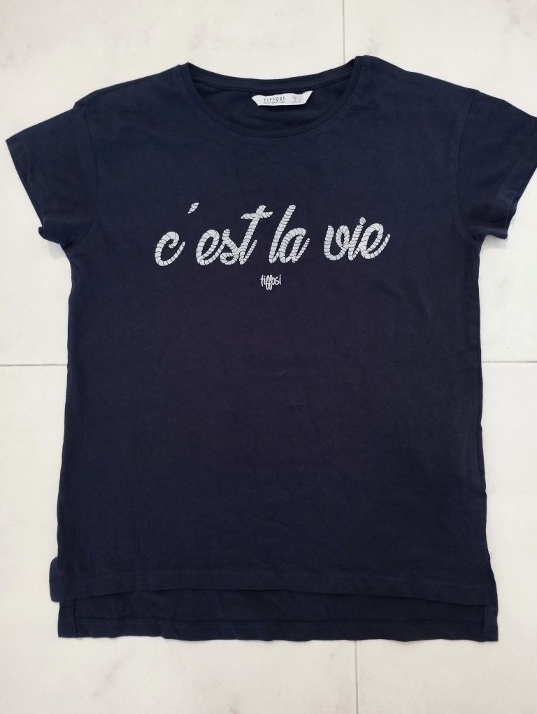 T-shirt Azul Marinha Nova da Toffosi