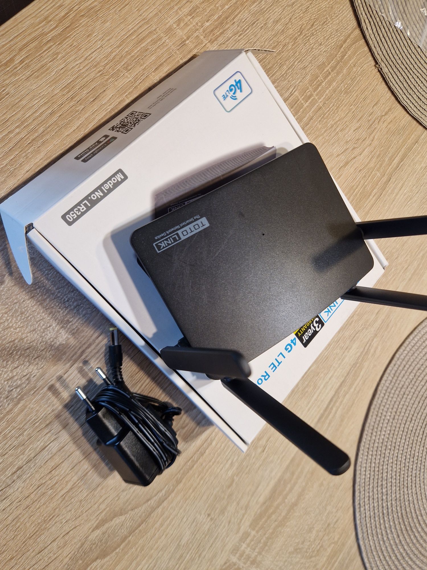 Router WiFi Totolink LR350 2,4GHz 4G LTE 3xRJ45 z modemem GSM na SIM