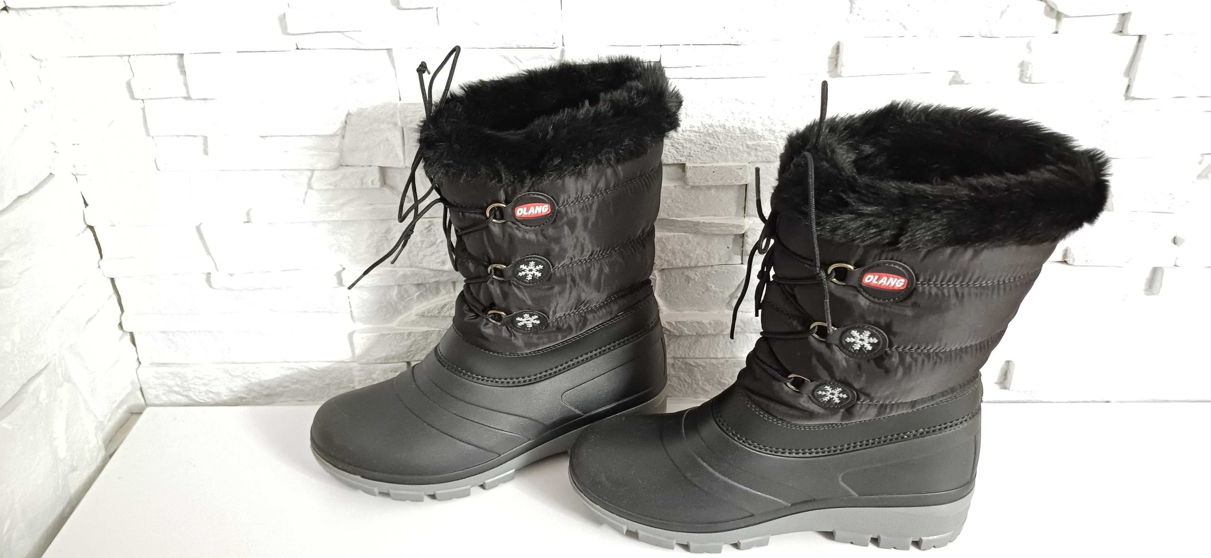 Nowe śniegowce OLANG roz.41-42 wkł.26,5 cm.
