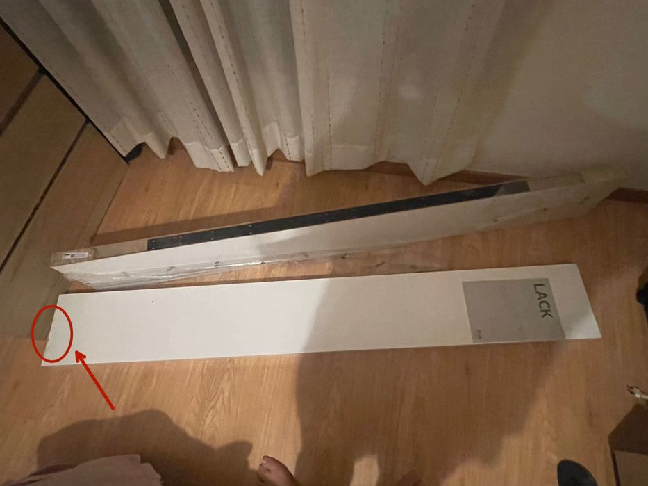 2 Prateleiras LACK IKEA 190x26