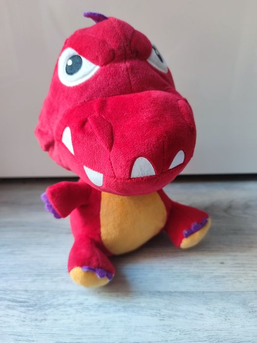 Maskotka czerwony dinozaur Mega Jajozaury Jurajscy Przyjaciele Epee