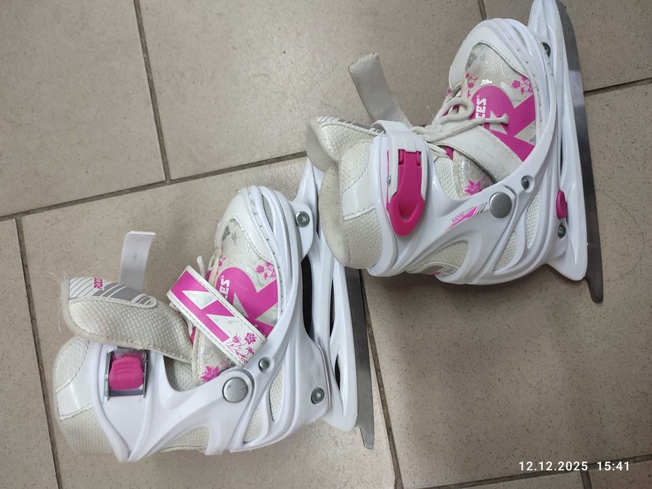 Ковзани, коньки Roces, дівчинці, розсувні 30-33