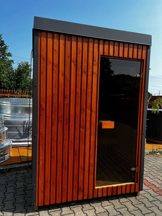 Sauna ogrodowa | 2-3 osobowa | 160x120x210 | Piec 3,5 KW | OD RĘKI