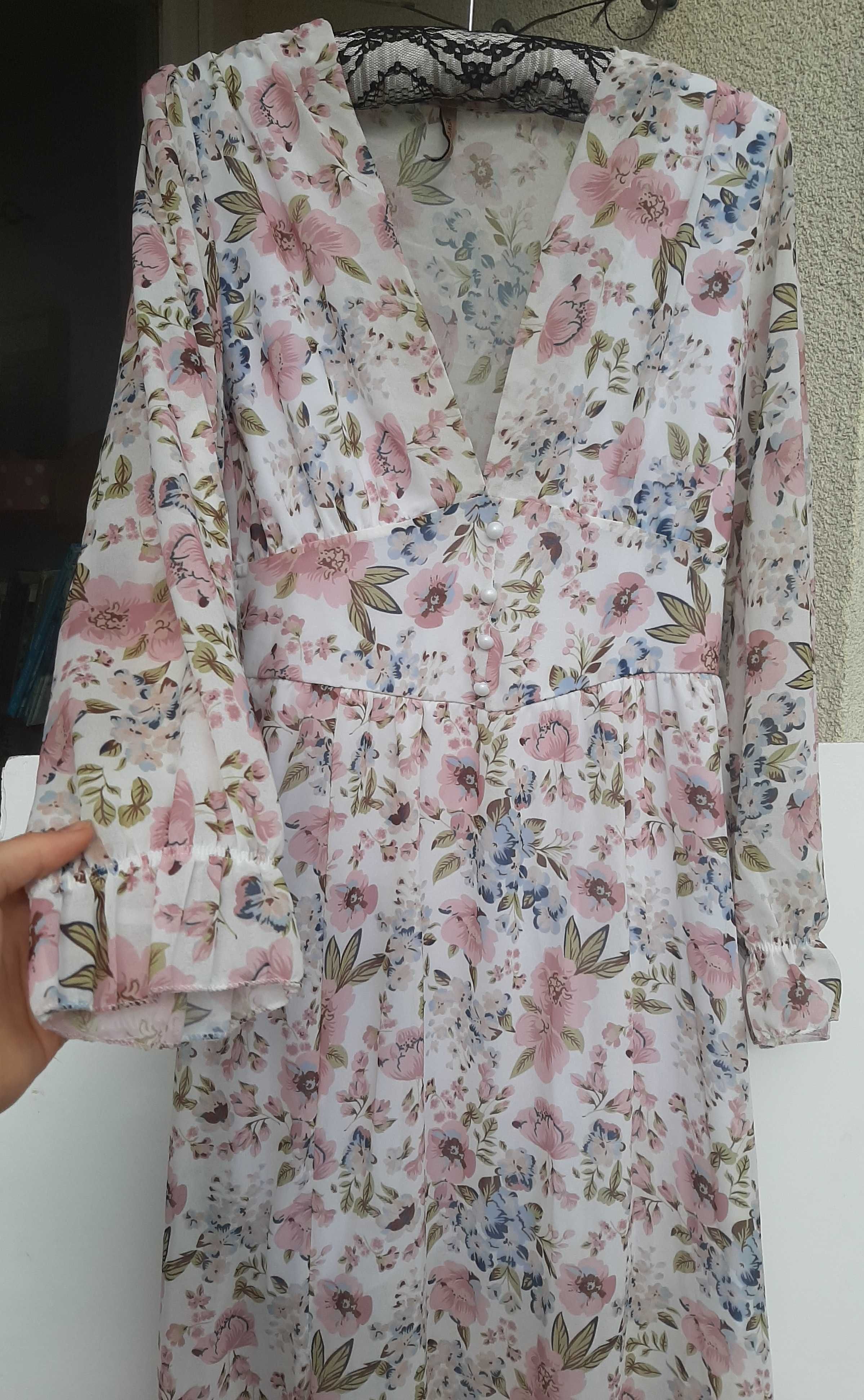 Piękna długa sukienka Newcollection S