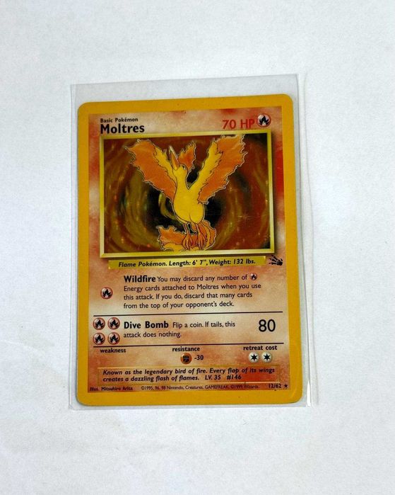 Cartas Originais Pokémon TCG - Edição Fossil