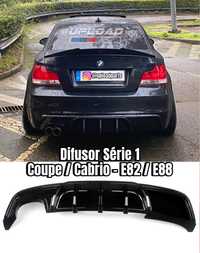 BMW E82 E88 - Difusor Escape M Performance Série 1 Coupe / Cabrio