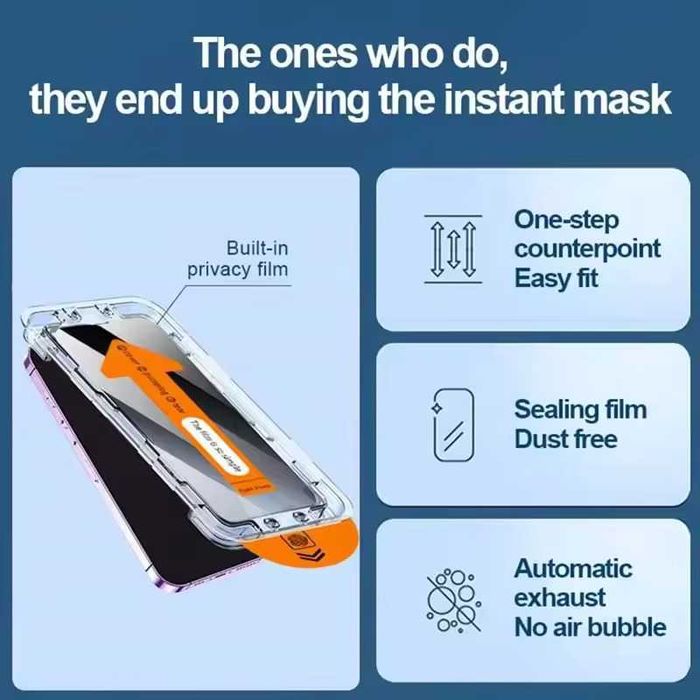 Proteção de Privacidade de Ecrã Iphone 16 Pro Max