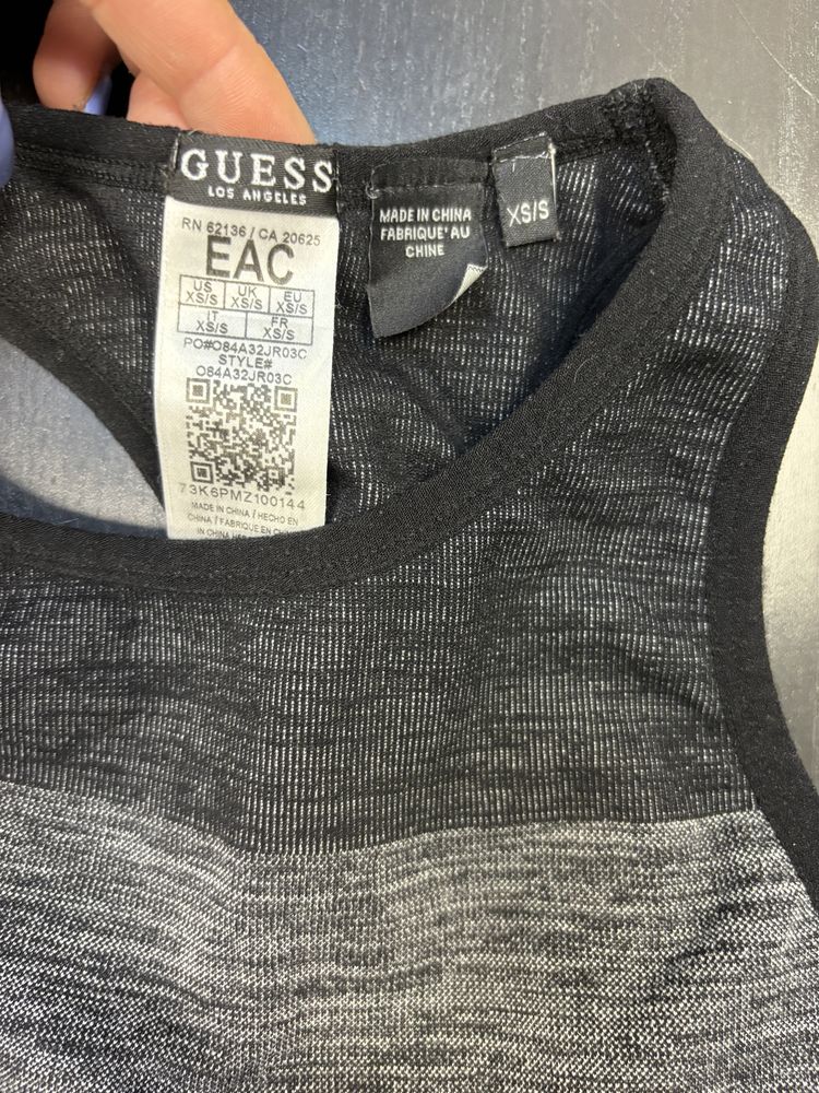 Guess top topik stanik biustonosz sportowy wycięty elastyczny xs 34 s