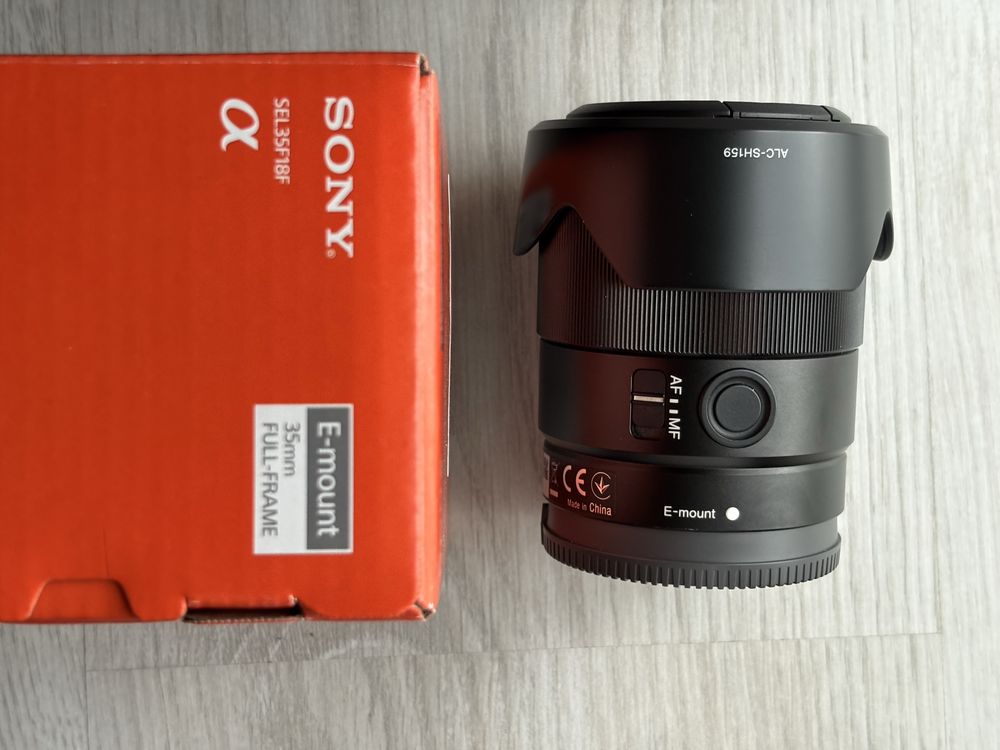 Obiektyw Sony 35mm F1.8 FE pełna klatka Sony E