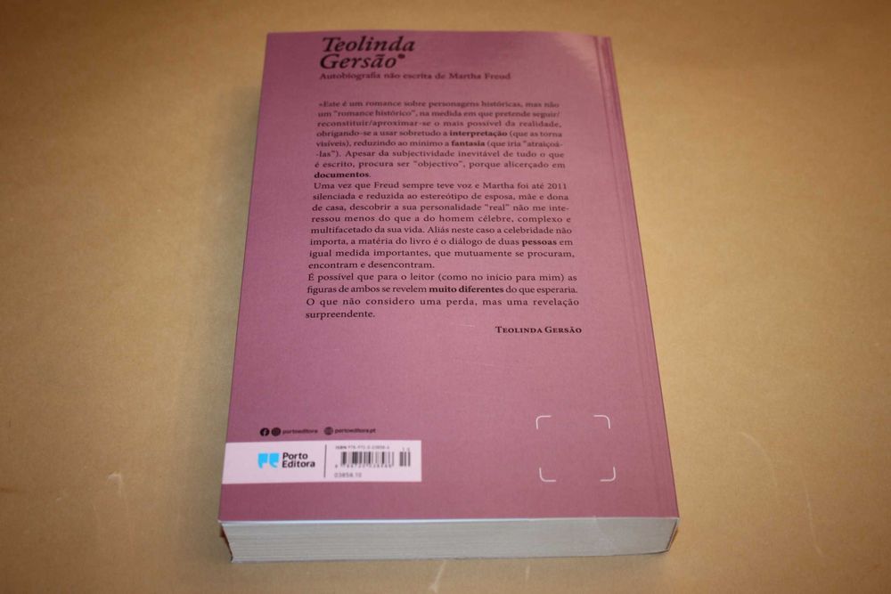 Autobiografia não escrita de Martha Freud //Teolinda Gersão
