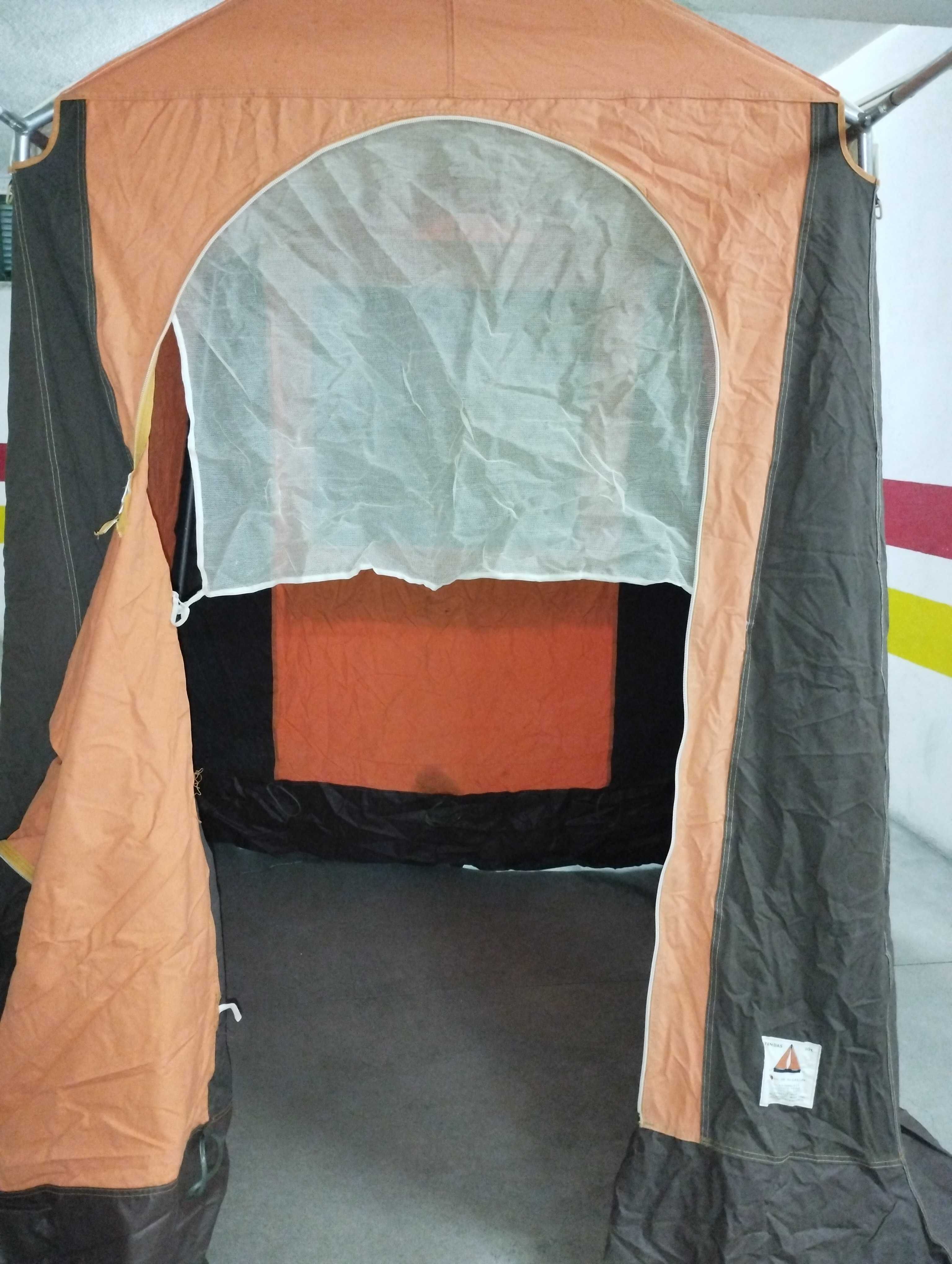 Cozinha campismo, Tenda familiar, Oleado