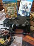 PS4 a funcionar em pleno c/fios e comando + FIFA 23 e GTA V