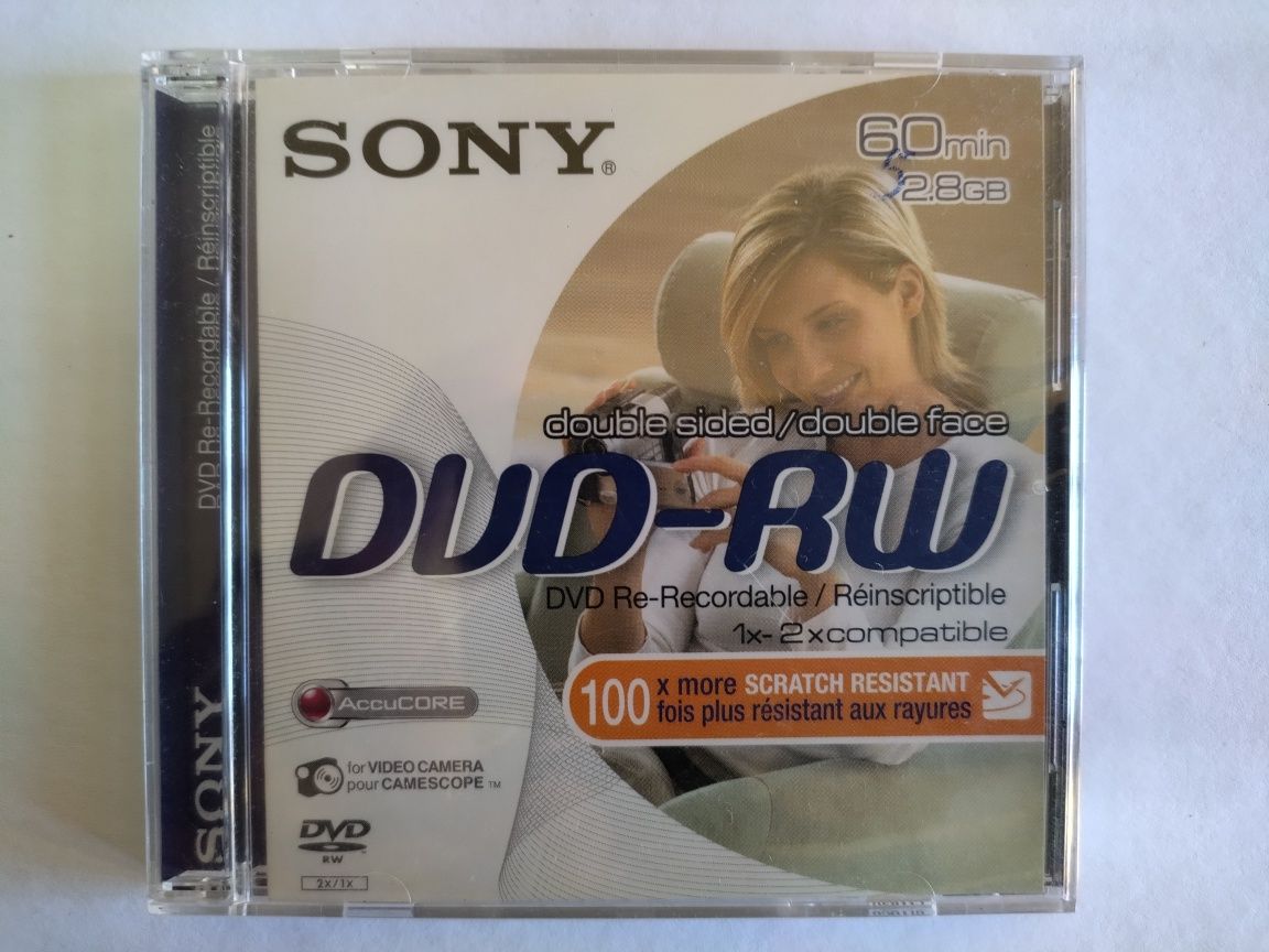 DVD-RW 2.8GB 60 min.- novo