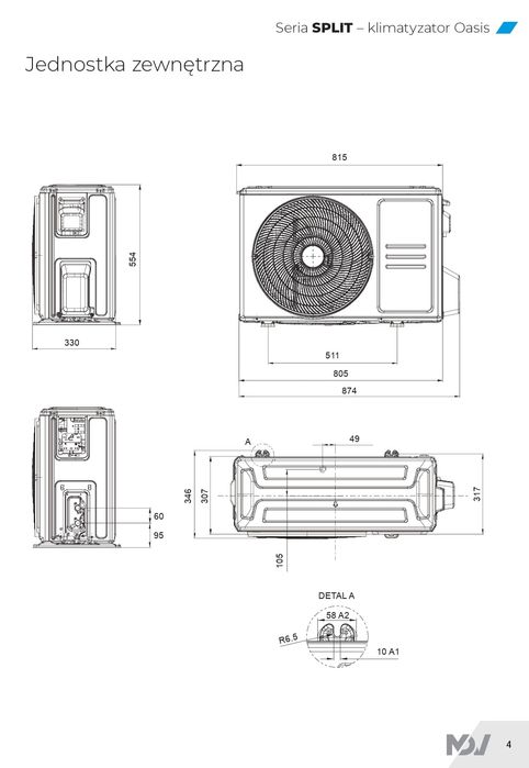 MDV Oasis 3,5kw  GRZANIE A+++ DO -30*C