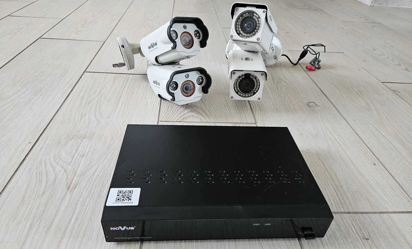Zestaw do monitoringu , Novus 4 kamery + rejestrator
